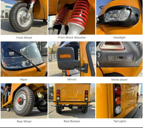 Tuktuk-L3 Electric Passenger Tricycle4